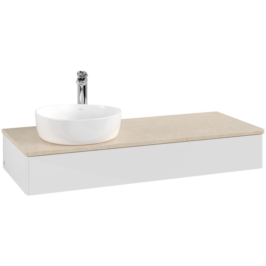 Wastafelonderkast Antao 1200x190x500mm G.White.L K11053GF
