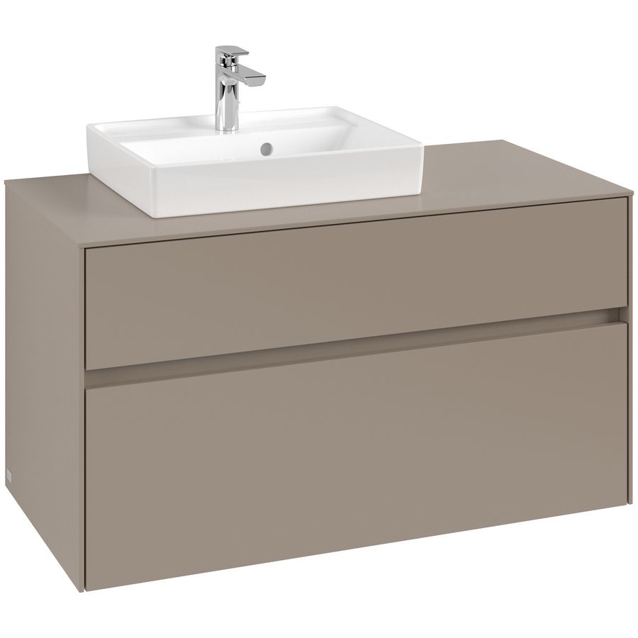 Wastafelonderkast Collaro 1000x548x500mm Taupe C014B0VM