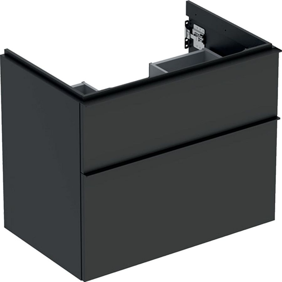iCon wastafelonderkast 2x la 75cm lava mat / greep lava mat