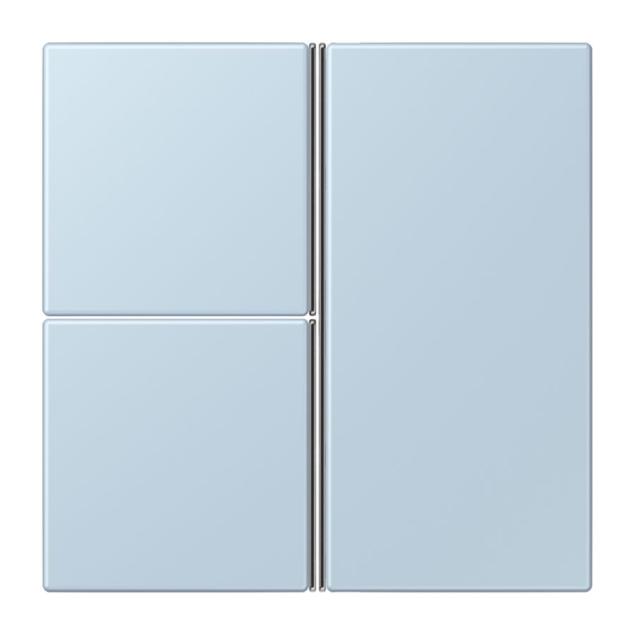 Tastafdekking F40 3-voudig compleet LC32022 KNX