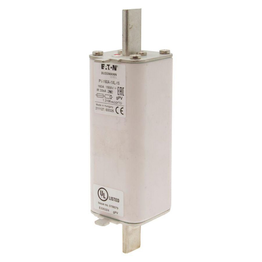 Zekering hoge snelheid 160A DC 1500V 33kA 1XL 51x189mm gP