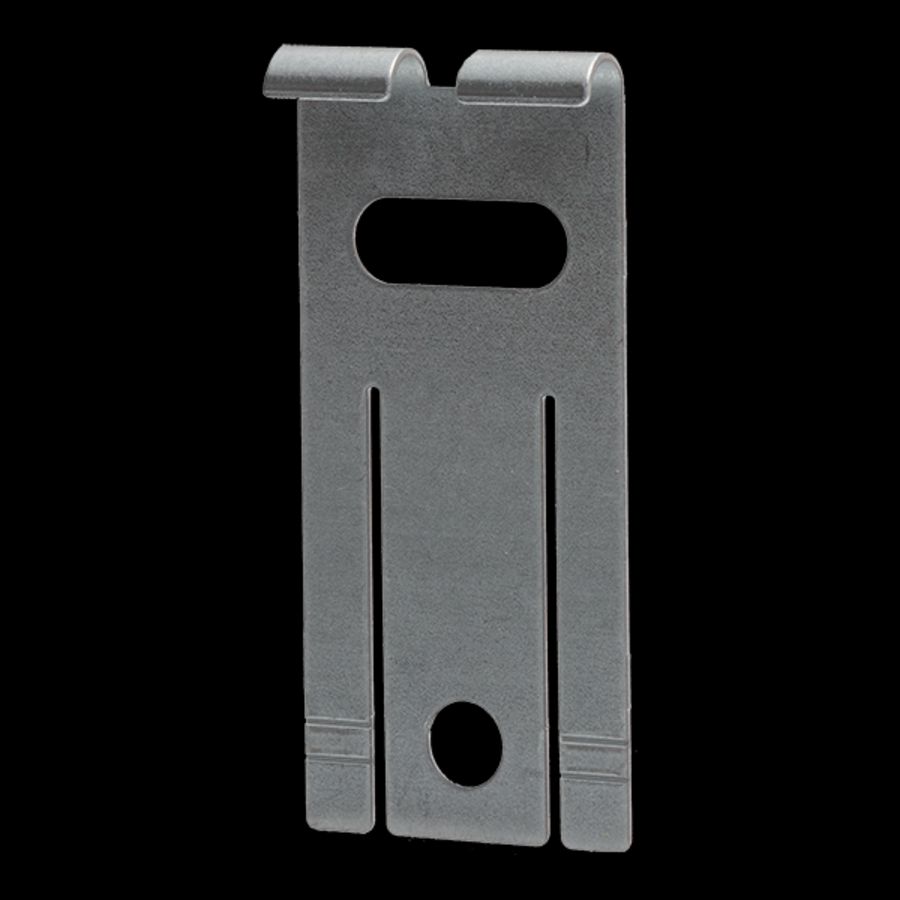 Stalen montagebeugel tbEuro-clip montage op draadgoot VVE=50