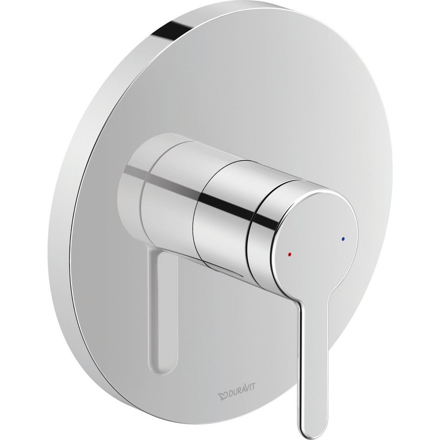 Inbouw eenhendeldouchemengkraan chroom rond C.1 KWC