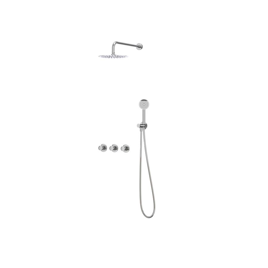 Afbouwdeel regendouche IVY combiset Bond 4 inbouwthermostaat symmetry chroom CSB4CRCBAC incl. inbouwbox