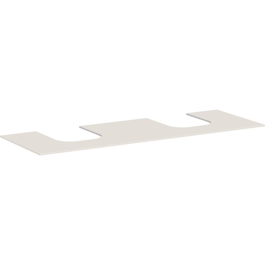 Console 1570x550mm met 2 uitsparingen.en countertopXevolos E 54211780
