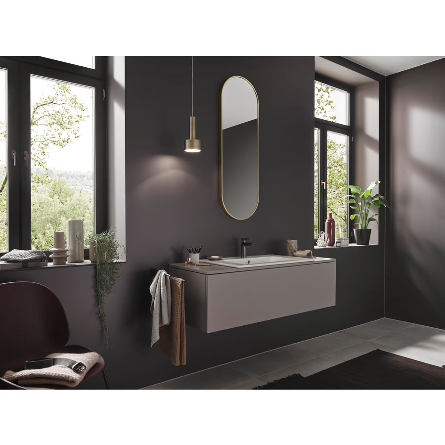 Wastafelmengkraan 110 Talis E brushed black chrome 71712340