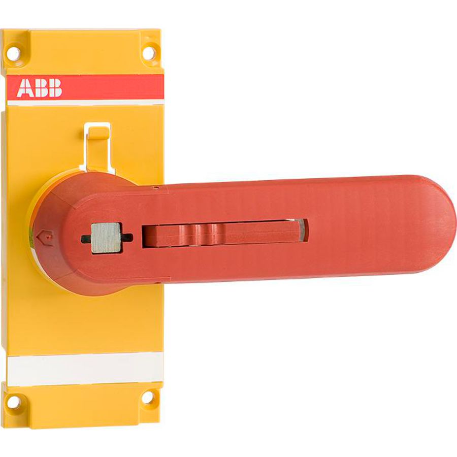 Handgreep voor directe montage rood/geel