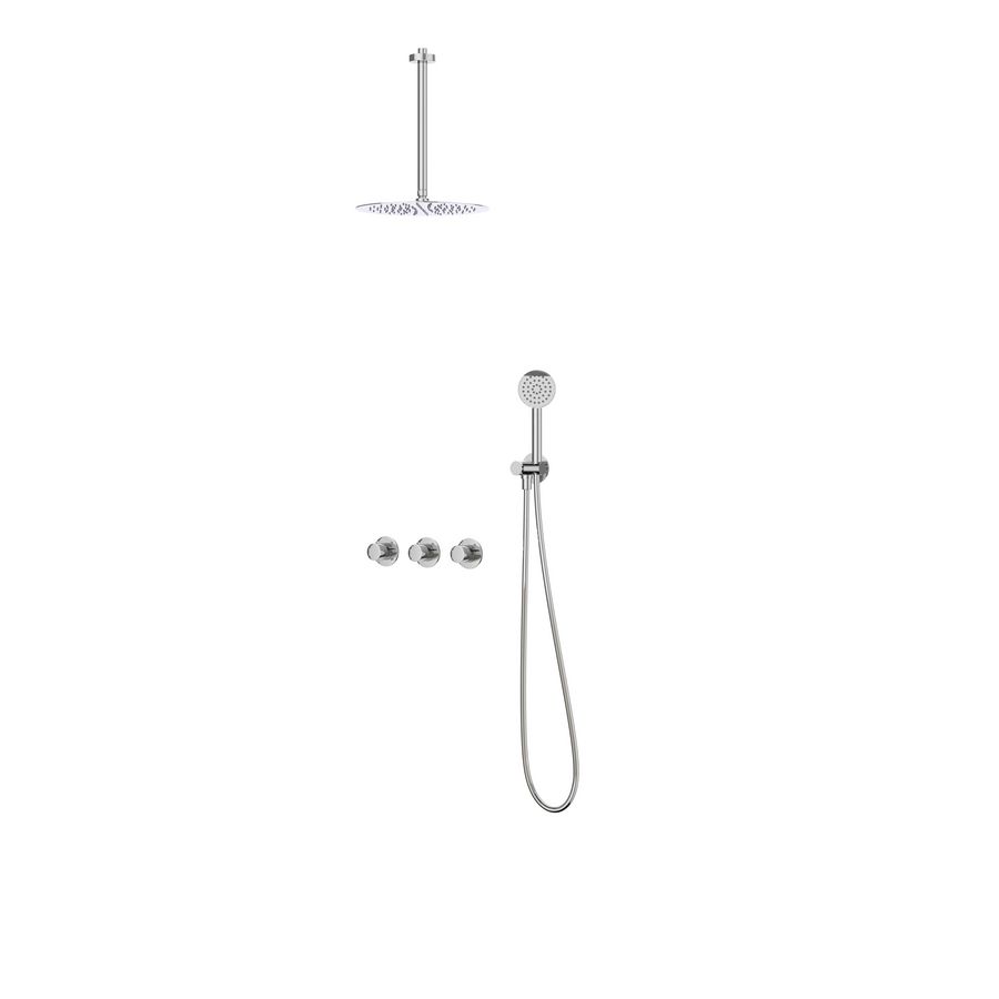 Afbouwdeel regendouche IVY combiset Bond 4 inbouwthermostaat symmetry chroom CSB4CRCCCC incl. inbouwbox