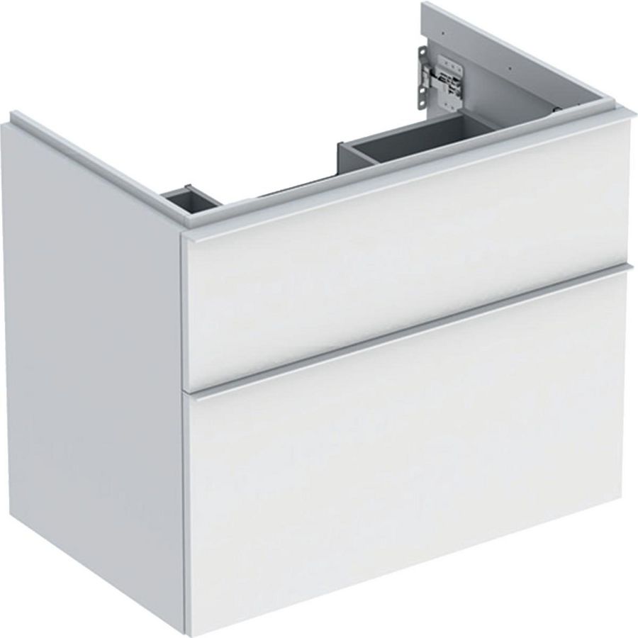 iCon wastafelonderkast 2x la 75cm wit mat / greep wit mat