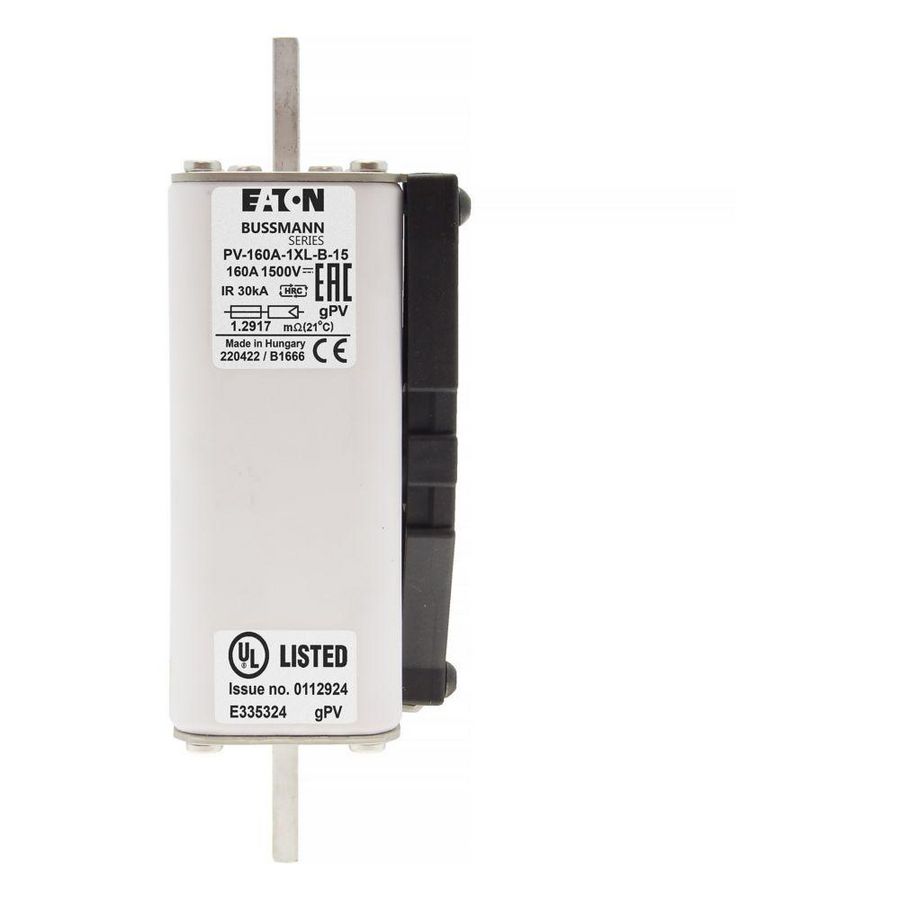 Zekering hoge snelheid 160A DC 1500V 30kA 1XL 51x189mm gP