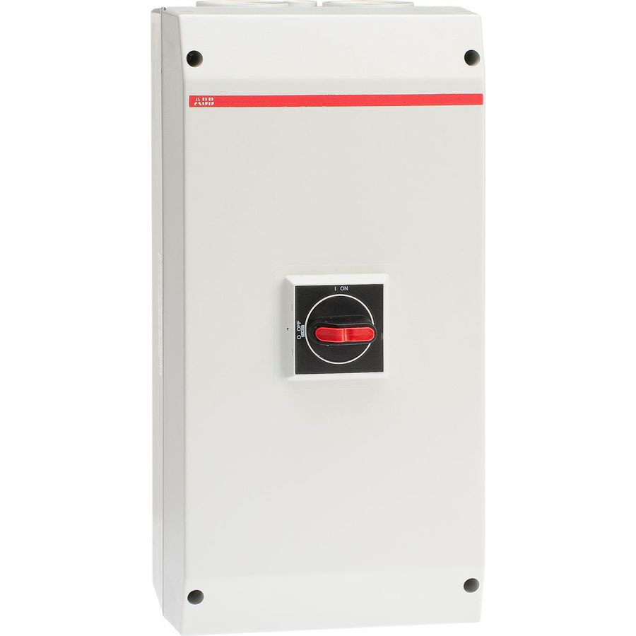 Lastscheider 4P 125A 2xM50+M16 zwarte knop