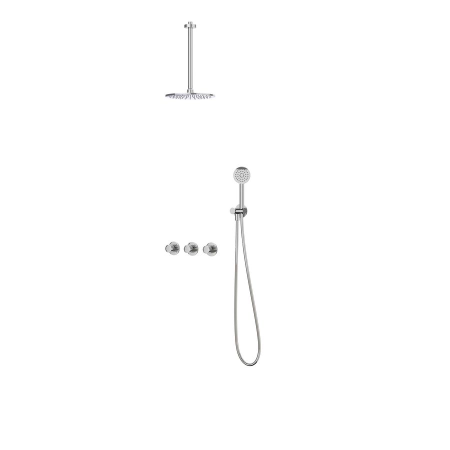 Afbouwdeel regendouche IVY combiset Bond 4 inbouwthermostaat symmetry chroom CSB4CRCECC incl. inbouwbox