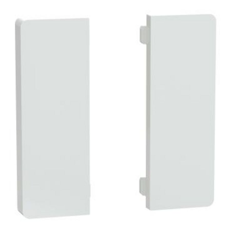 KNX-drukknop System D 2g knop Lotus Wit tbv KNX Push Button