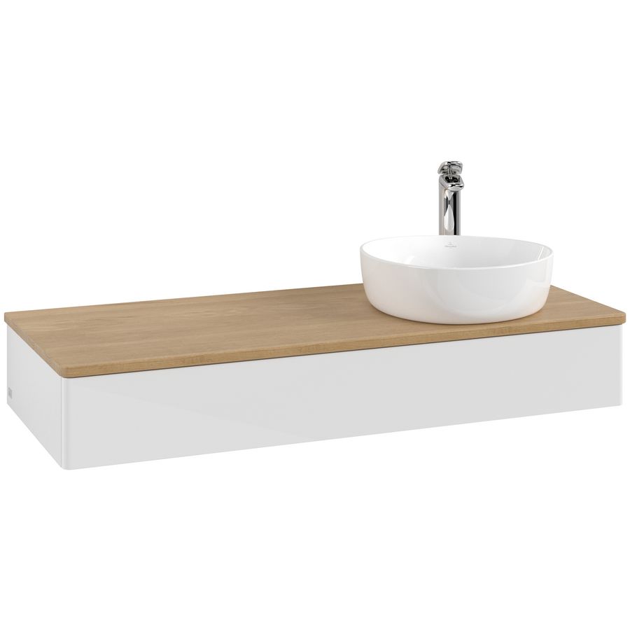 Wastafelonderkast Antao 1200x190x500mm G.White.L K12051GF