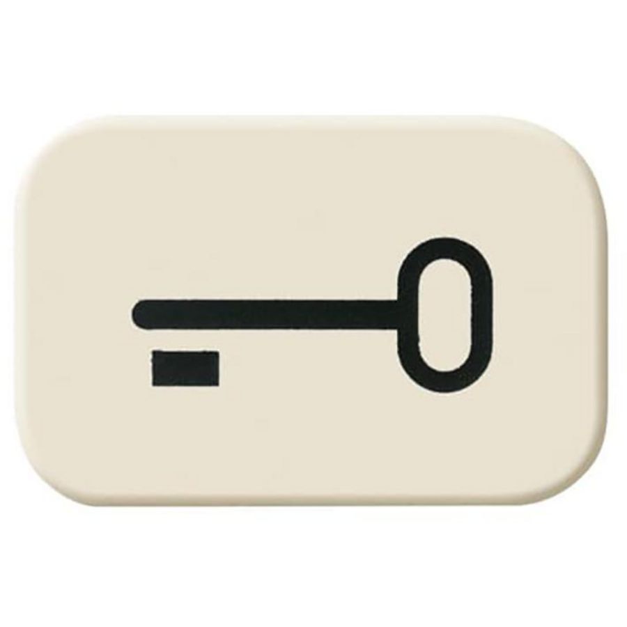 Sleutelsymbool voor bedieningswip SI/AP creme (2525 TR)
