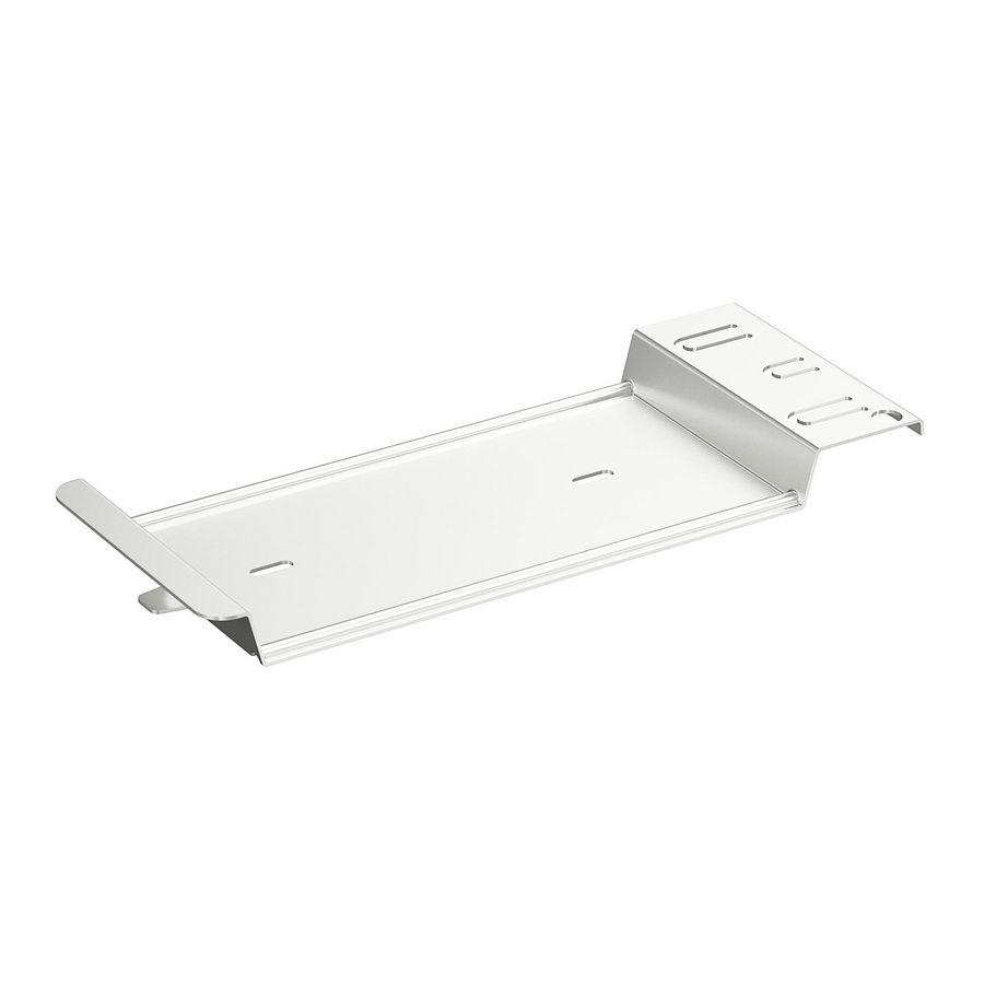 Montageplaat 35P poederlak wit RAL9010