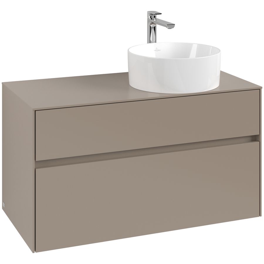 Wastafelonderkast Collaro 1000x548x500mm Taupe C04000VM