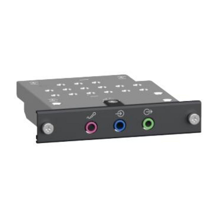 Expansion option Harmony P6 1x mic-in 1x line-in 1x line-out