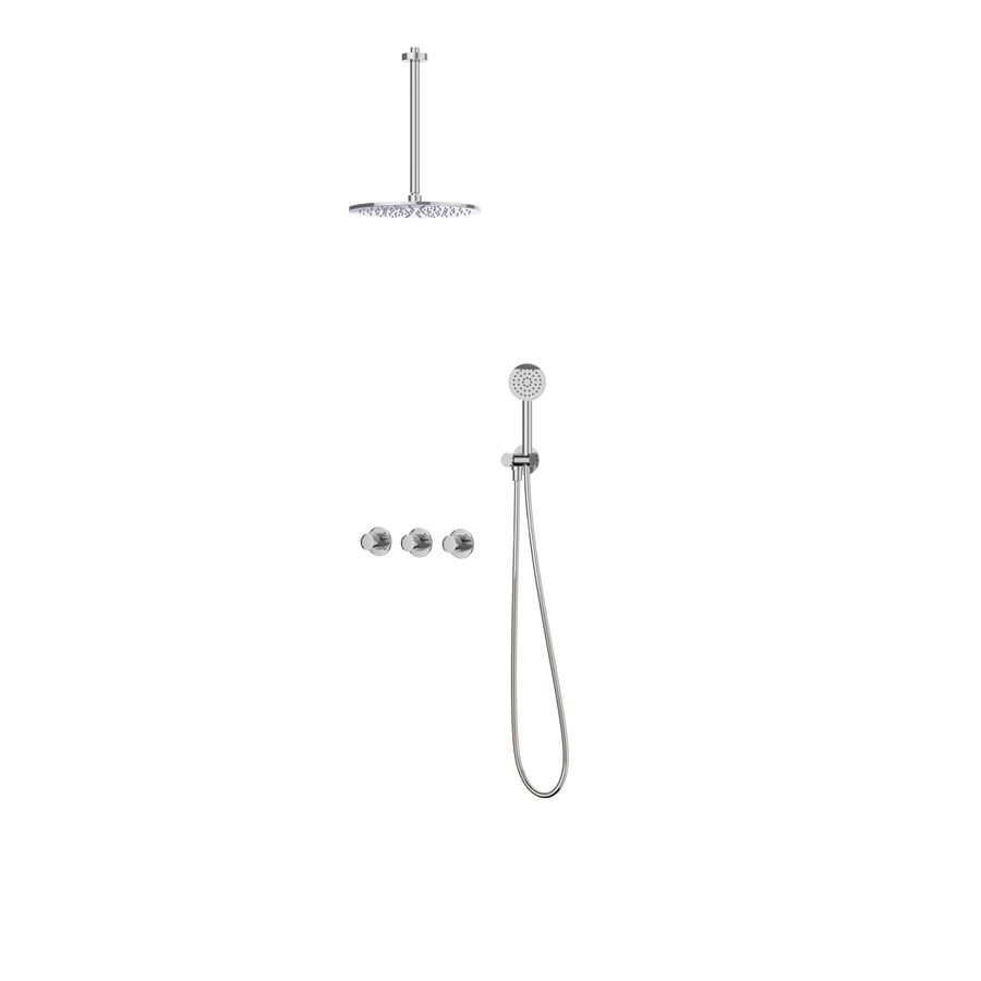 Afbouwdeel regendouche IVY combiset Bond 4 inbouwthermostaat symmetry chroom CSB4CRCFCC incl. inbouwbox