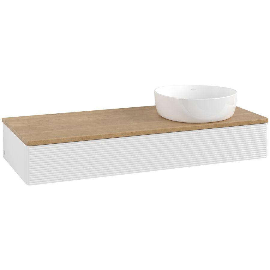 Wastafelonderkast Antao 1200x190x500mm G.White.L K12111GF