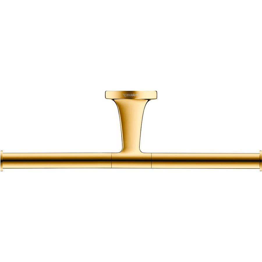 Starck T Toiletrolhouder Goud Gepolijst 255x255x50mm