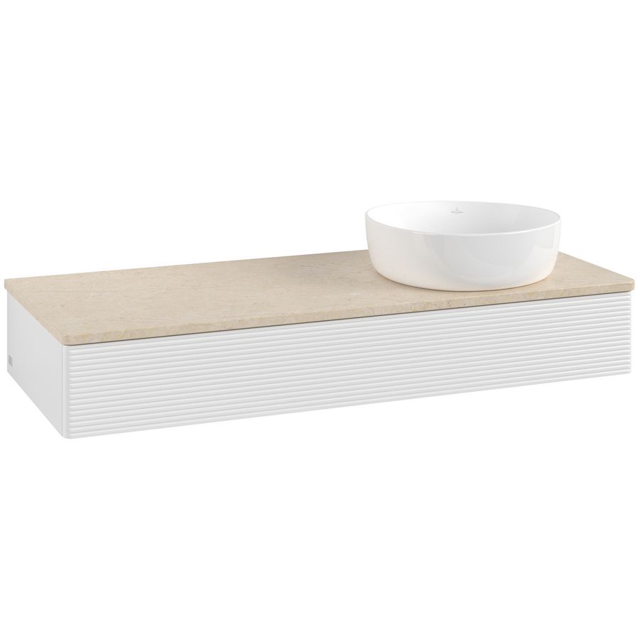 Wastafelonderkast Antao 1200x190x500mm G.White.L K12113GF