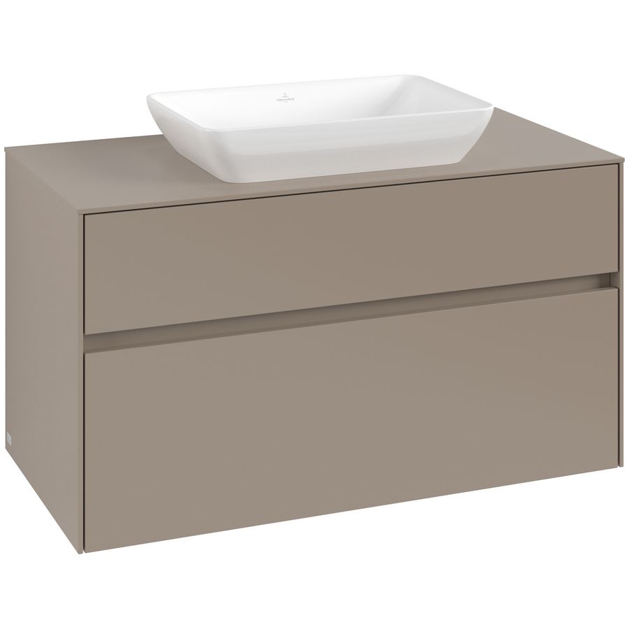 Wastafelonderkast Collaro 1000x548x500mm Taupe C109B0VM