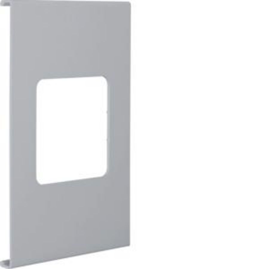 Afdekplaat voor goot 1-voudig FB 190mm breed grijs