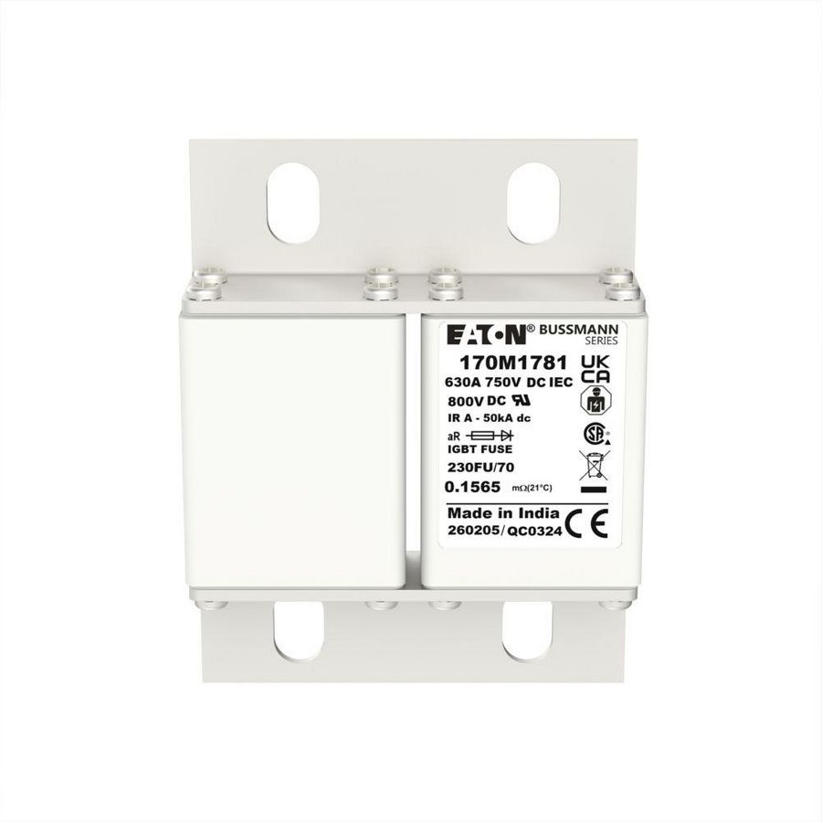 Zekering hoge snelheid 630A AC 750V 230 24x78x98mm a VVE=6