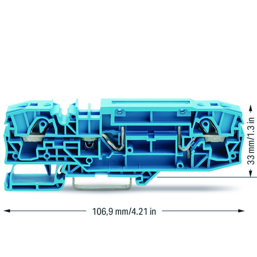2-draads basisklem test rail 35x15+35x2006-8664 VVE=12