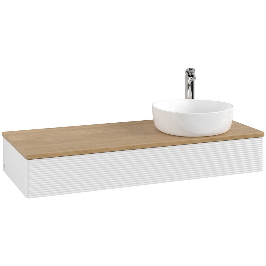 Wastafelonderkast Antao 1200x190x500mm G.White.L K12151GF