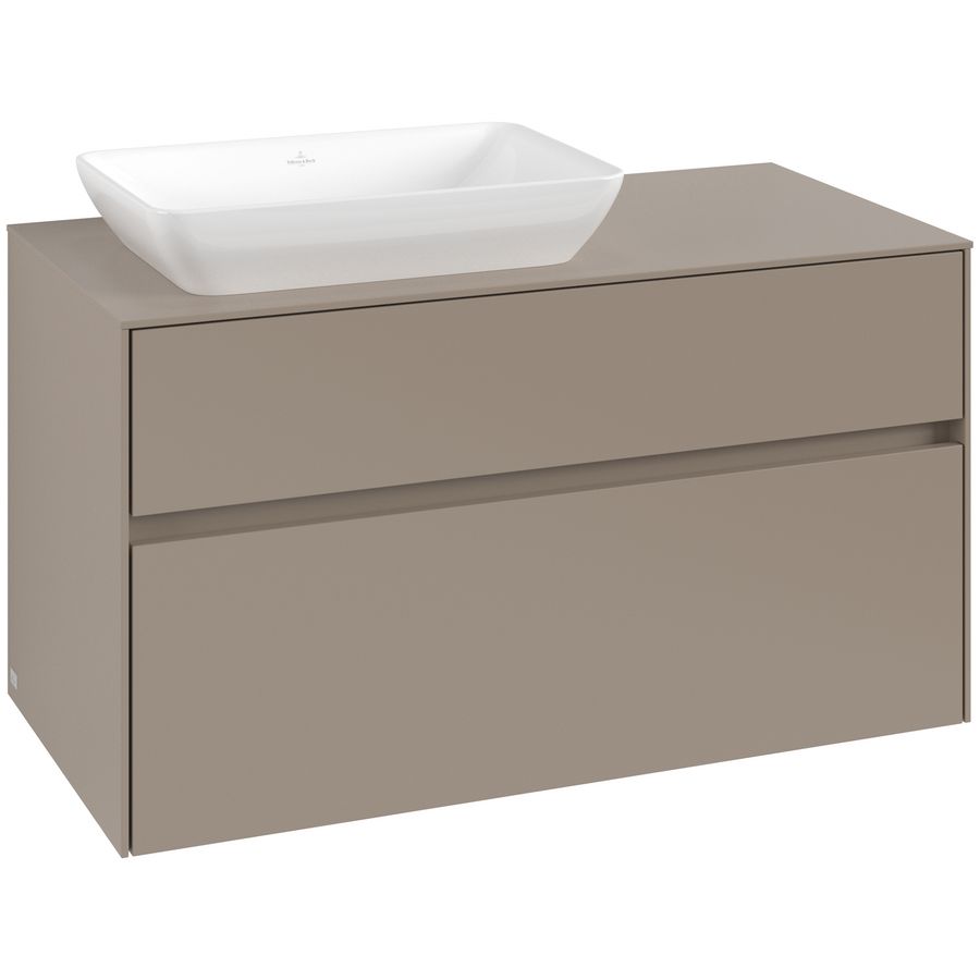 Wastafelonderkast Collaro 1000x548x500mm Taupe C110B0VM