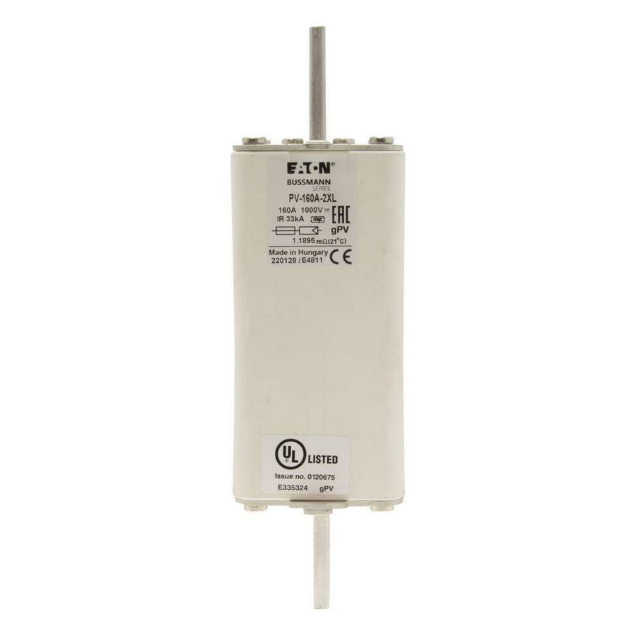 Zekering hoge snelheid 160A DC 1000V 33kA 2XL gPV UL IEC