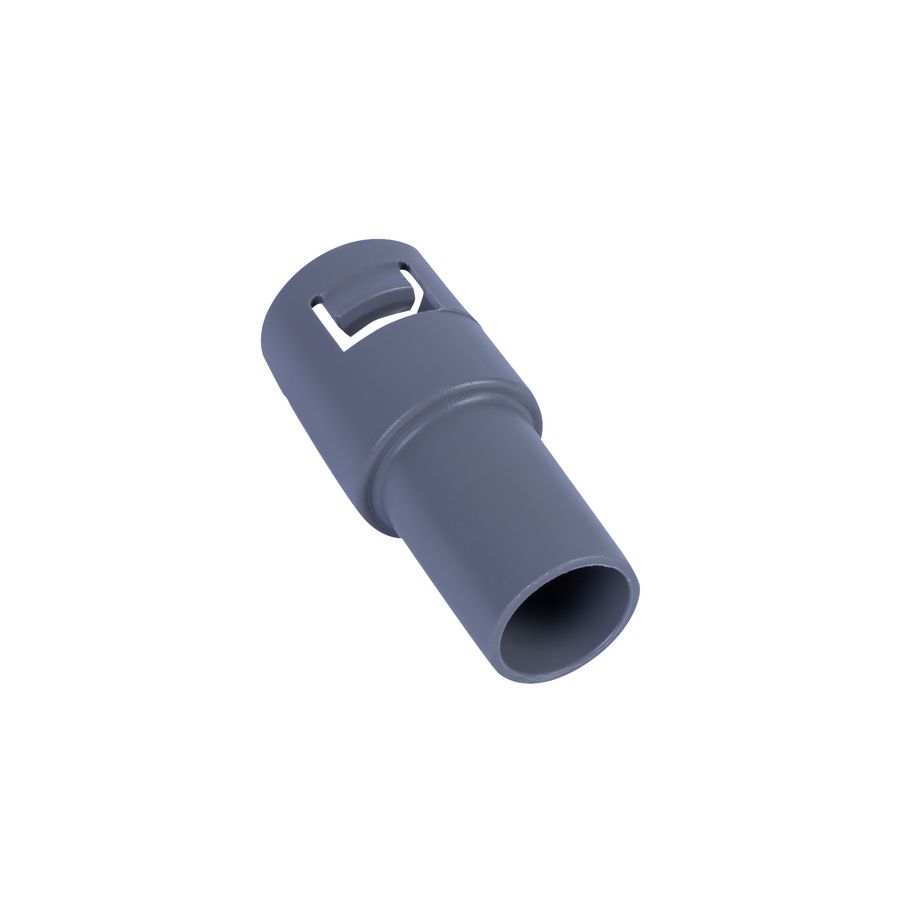 Verloop PE Polvite tbv flex 20mm x 5/8" & 3/4" grijs