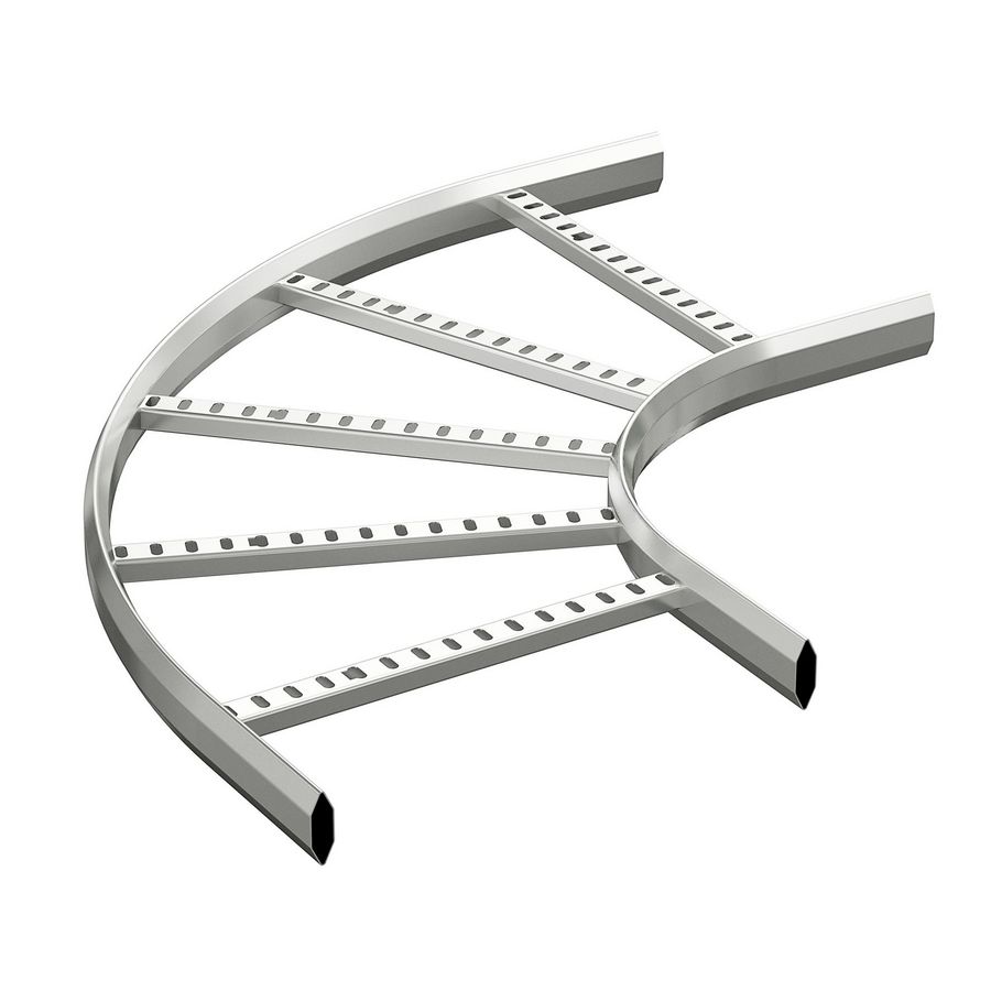 Bocht 90° binnen 15-150 thermisch verzinkt