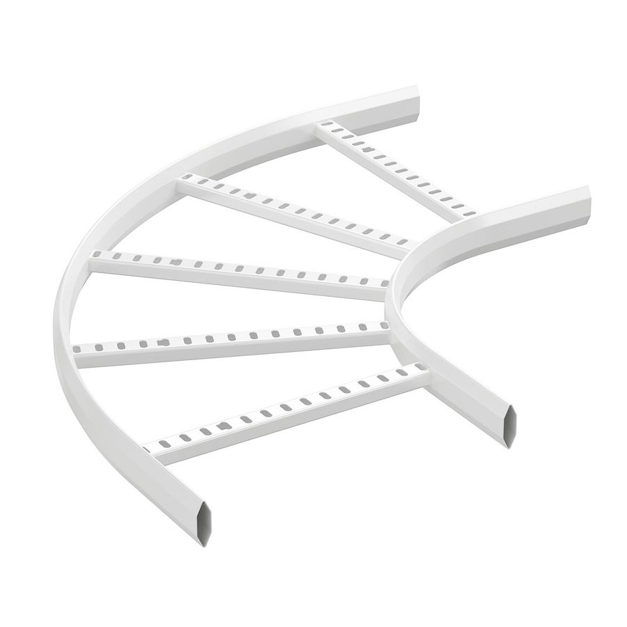 Bocht 90° binnen 15-1000 zinkpox wit RAL9010