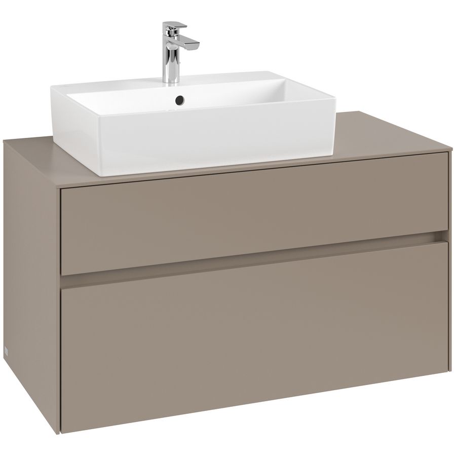 Wastafelonderkast Collaro 1000x548x500mm Taupe C126B0VM