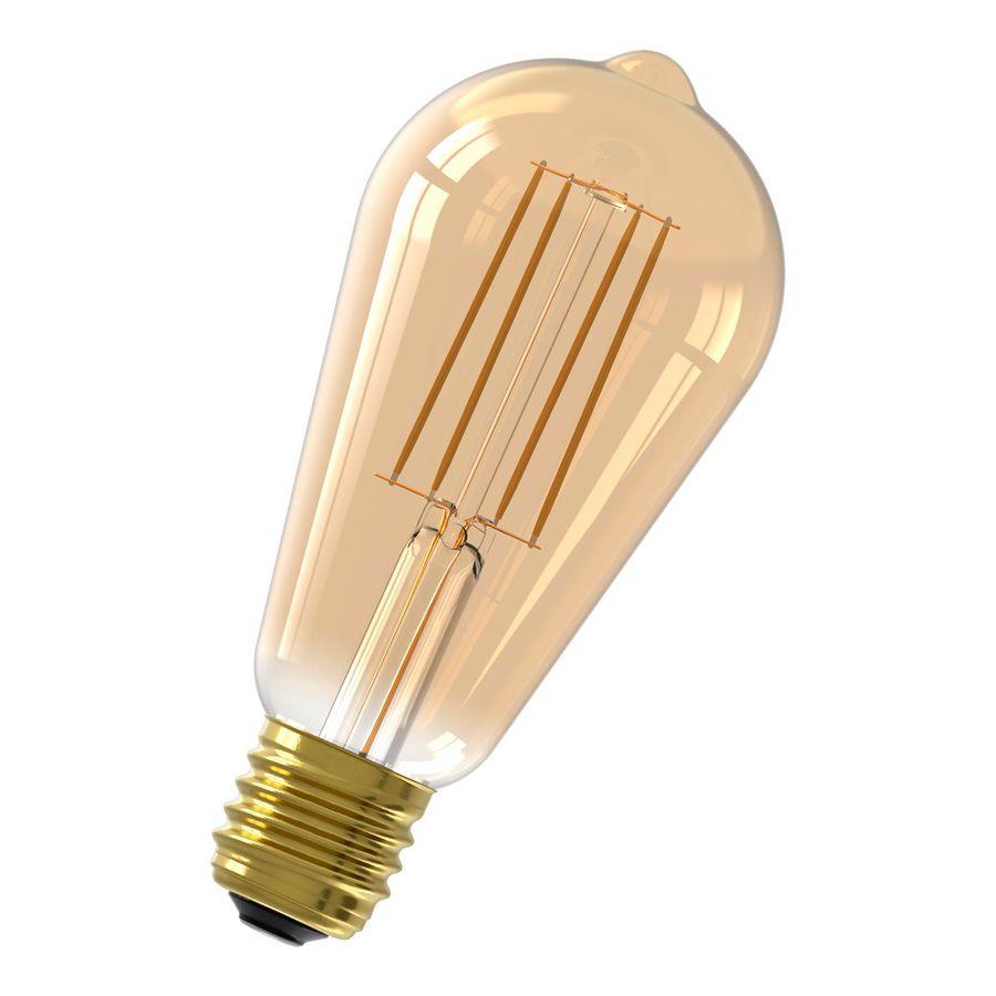 LED-lamp Warm Filament ST64 E27 4.5W 40W 470lm 2100K goud