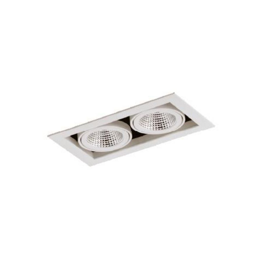 Downlight ring vierkant 140(130)mm 2-voudig w 42200190