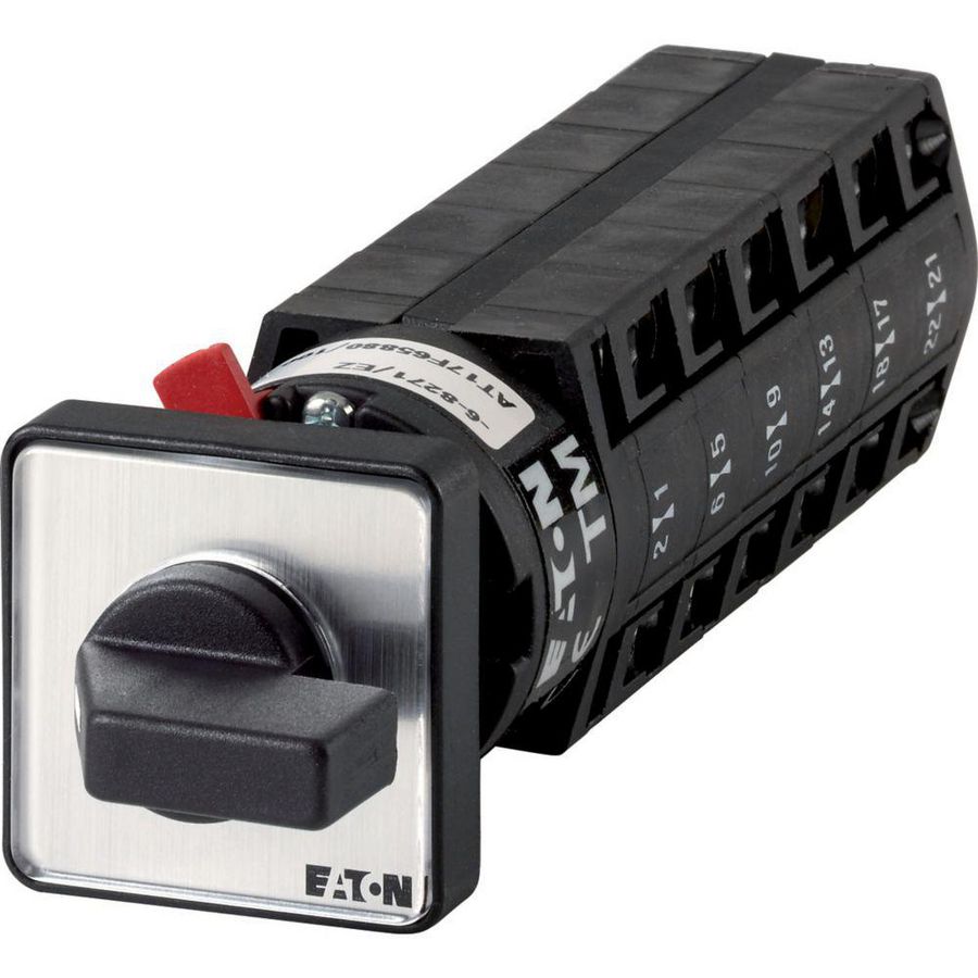 Omschakelaar 1 cont.2 10A frontplaat:1-2 60gr. vast 1gats