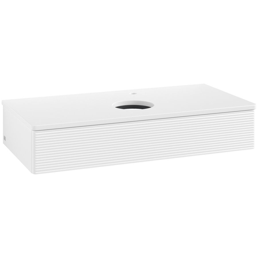 Wastafelonderkast Antao 1000x190x500mm White Matt Lacquer K09150MT