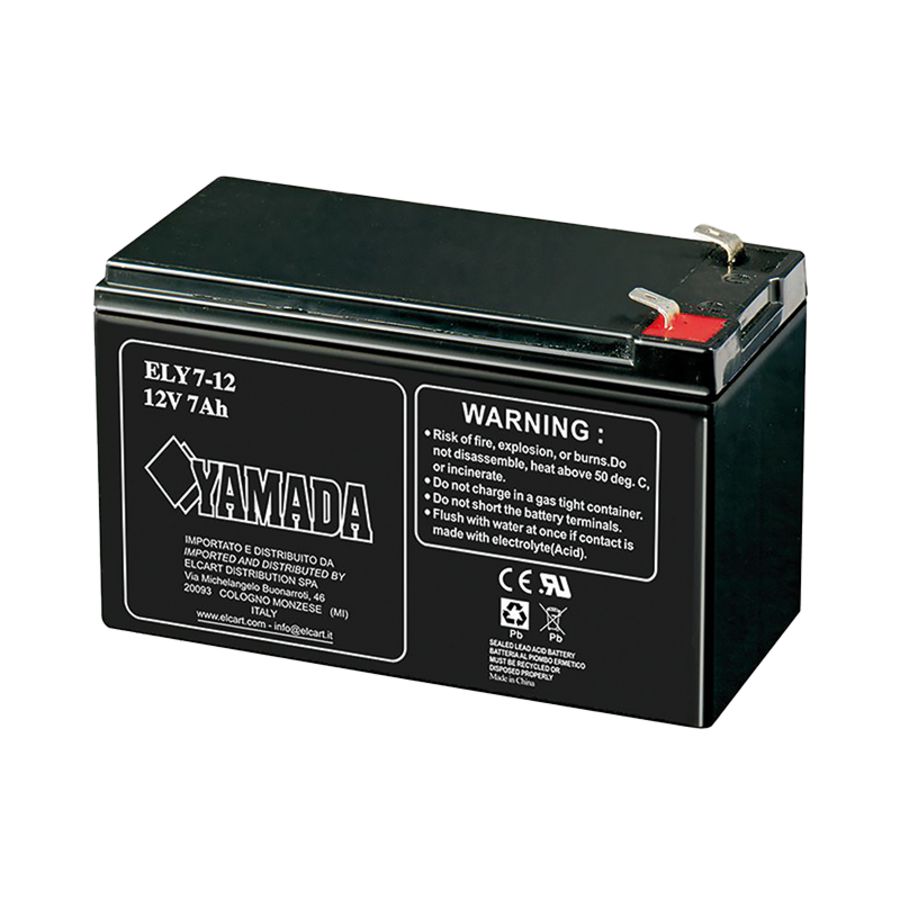 Loodbatterij 12 vdc / 7 ah