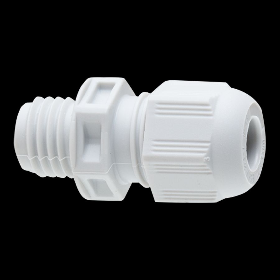 Kabelwartel kunststof IP68 M12x1,5 doorlaat 3-7mm (ESKV12LG)