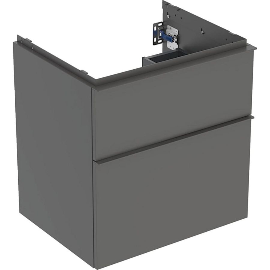 iCon wastafelonderkast 2x la 60cm lava mat / greep lava mat