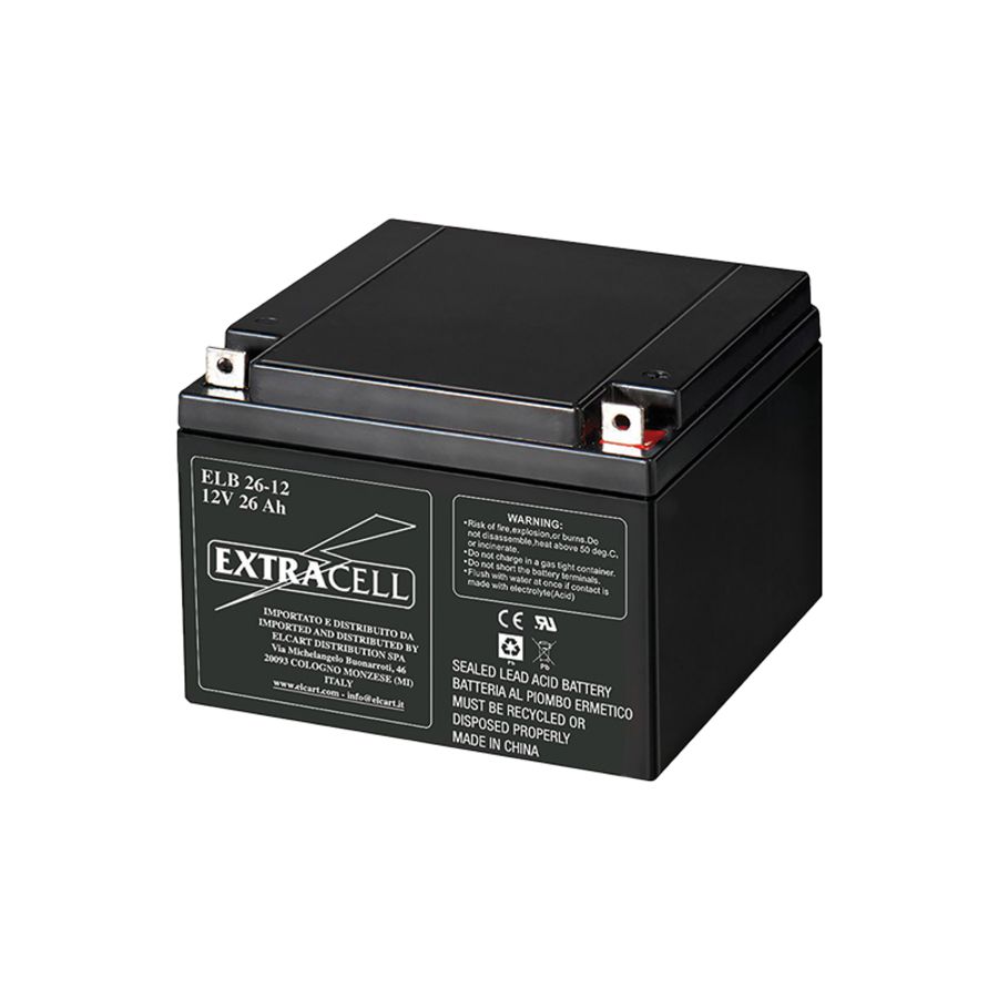 Loodbatterij 12 Vdc/26 Ah