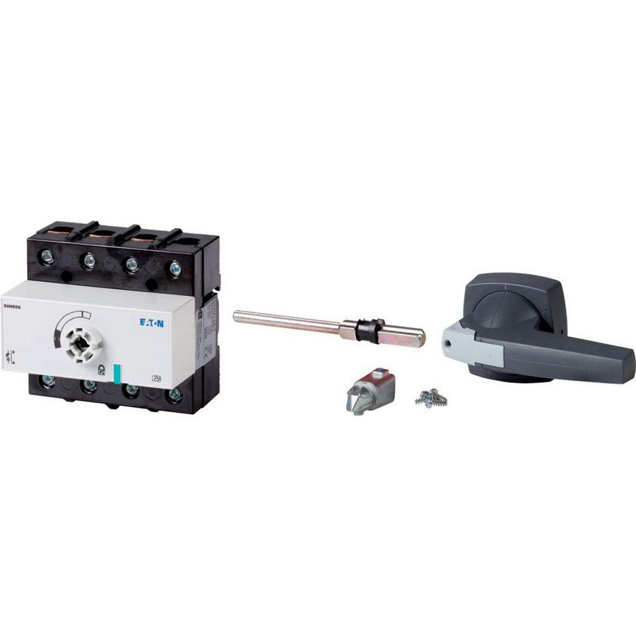 Lastscheider DUMECO 125A 3-polig draaigreep K2DG/P grijs as=400mm