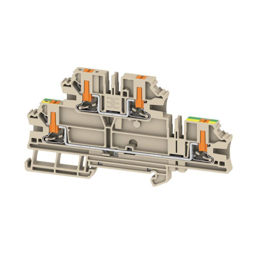 Meerlaagse modulaire PUSH IN d. beige 4mm² 1000 nr. VVE=50