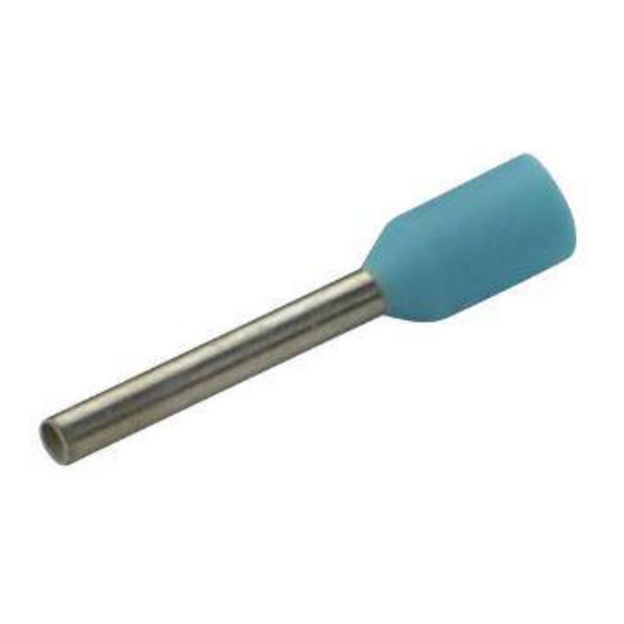 Doos a 100st. Adereindhuls turquoise 0,34mm²/penlengte 6
