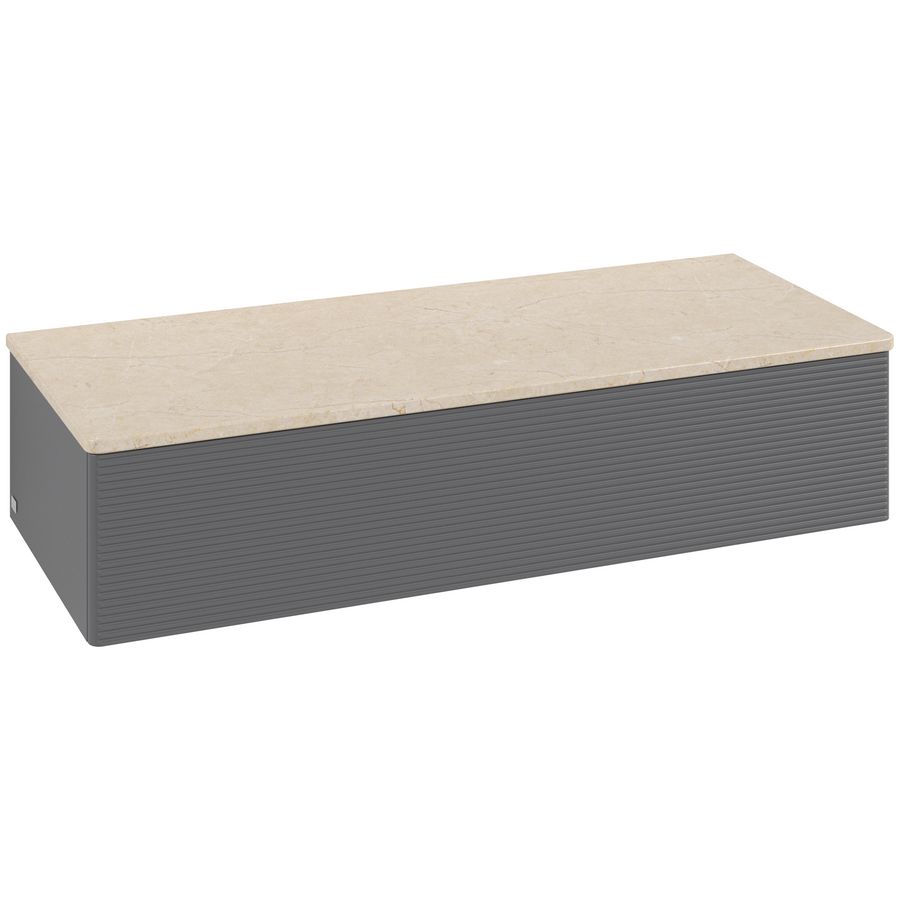 Sideboard Antao 1200x268x500mm Antr. Matt Lacquer L41103GK