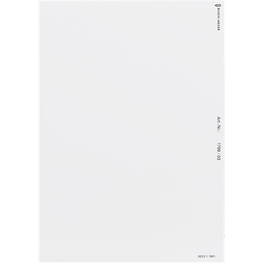Welcome beschriftungsfolie 1 vel A4 2CKA001799A0960 (1799/03)
